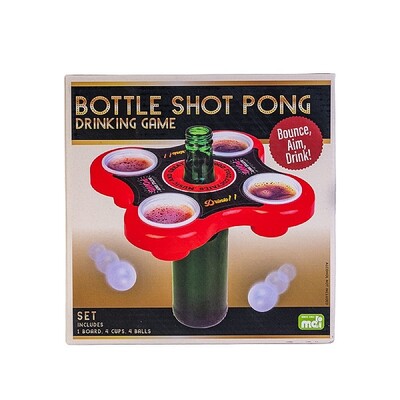 Bottle Shot Pong Party Drinking Game