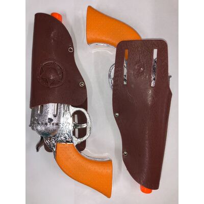 Twin Cowboy Gun Set with Holsters and Accessories