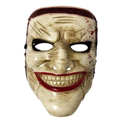 Evil Clown Joker Halloween Face Mask