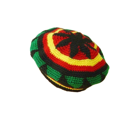 Rastafarian Knitted Hat (No Dreadlocks)