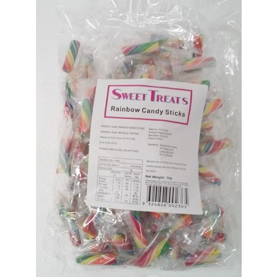 Rainbow Candy Sticks (1kg)