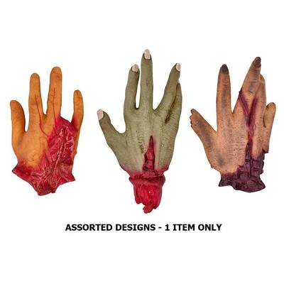 Severed Hand Halloween Decoration Assorted Pk 1