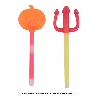 Halloween Glow The In Dark Wand Assorted Pk 1