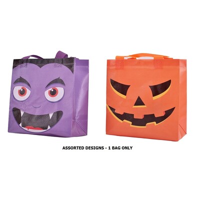 Pumpkin or Vampire Halloween Treat Loot Bag Pk 1