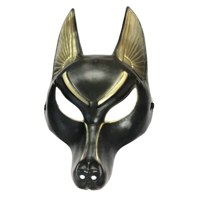 Anubis Egyptian Halloween Plastic Face Mask
