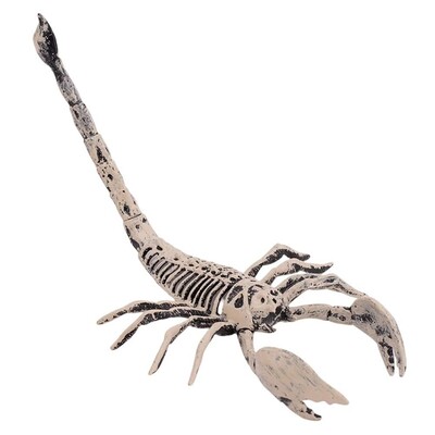 Plastic Scorpion Skeleton Halloween Decoration