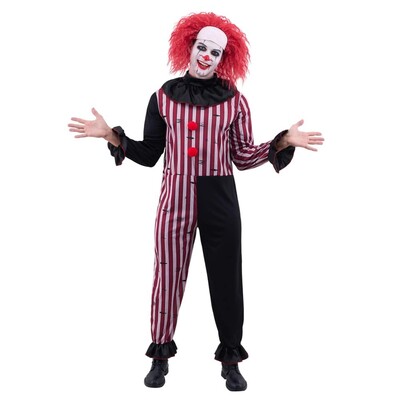 Adult Evil Killer Clown Halloween Costume X Large