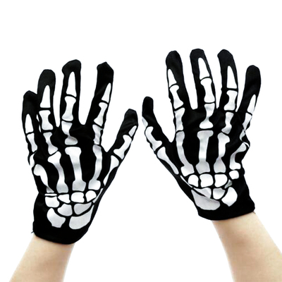 Halloween Costume Skeleton Gloves (1 Pair)