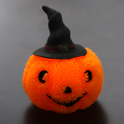 Squishy Light Up Mini Halloween Pumpkin (Pk 1)
