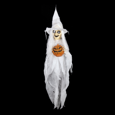 Hanging Light Up Wicked Witch Halloween Decoration 120cm