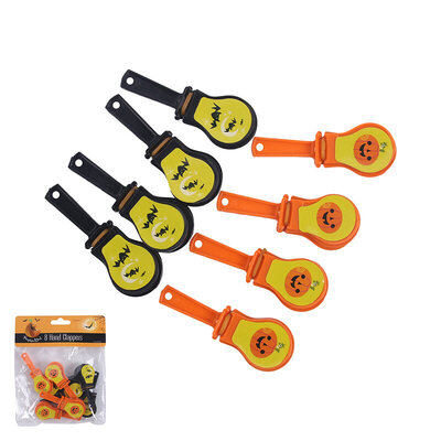 Mini Hand Clappers Halloween Party Favours (Pk 8)