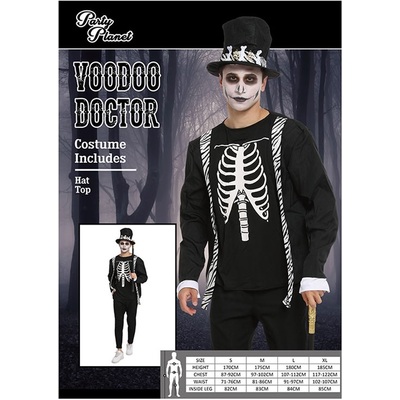 Adult Halloween Voodoo Witch Doctor Costume (Large)