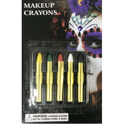Assorted Colour Make Up Crayons (Pk 5)