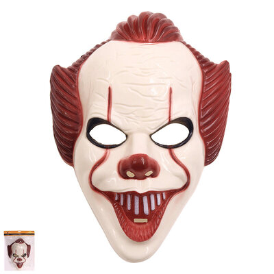 Plastic Killer Clown Penny Halloween Mask