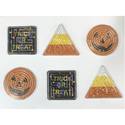 Assorted Halloween Pinball Puzzles Party Favours (Pk 6)