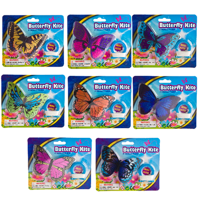 Assorted Butterfly Kite Party Favour Pk 1 (1 KITE ONLY)