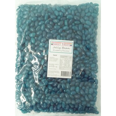 Dark Blue Blueberry Flavour Mini Jelly Beans (1kg)