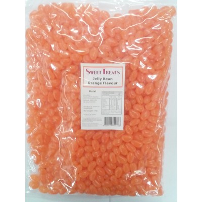 Mini Orange Jelly Beans 1kg Pk1