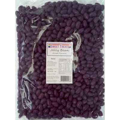 Mini Purple Grape Flavour Jelly Beans (1kg) Pk 1
