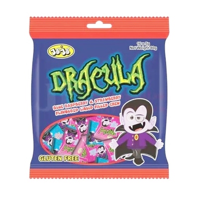 JoJo Halloween Dracula Chews Lollies 80g