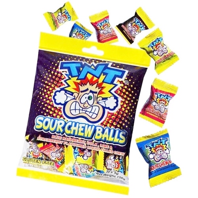 TNT Sour Chew Balls Lollies (1kg)