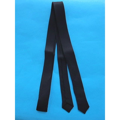Skinny Black Necktie Pk 1 