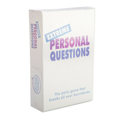 Extreme Personal Questions Drinking Card Game Pk 1