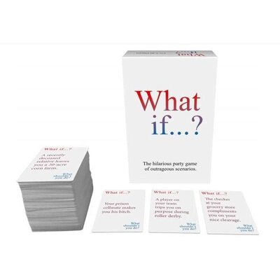 What If? Outrageous Scenarios Adult Party Card Game Pk 1