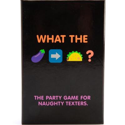 What The? Naughty Emoji Texts Adult Party Card Game Pk1 Mdi