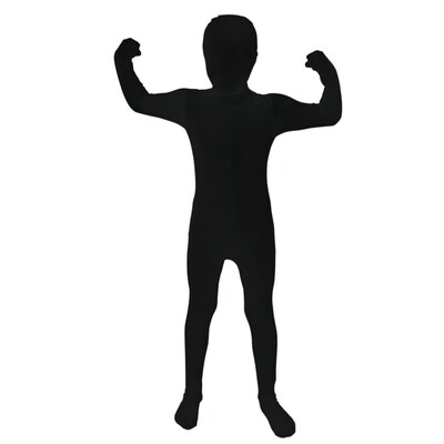 Child Black Morphsuit Costume Large 10-12 Yrs