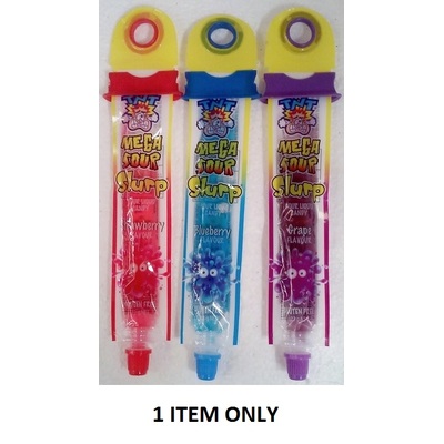 Assorted Flavour TNT Mega Sour Slurp Candy (23g) Pk 1