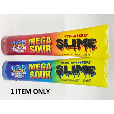 TNT Candy Sour Slime Liquid Candy Assorted Flavours 120g (Pk 1)