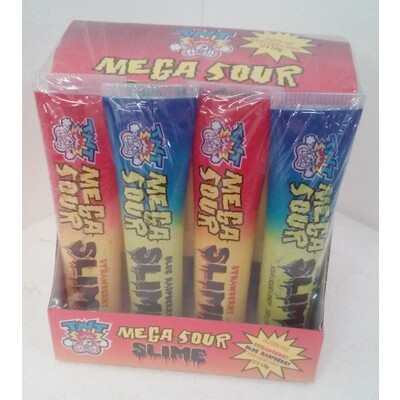 Assorted Flavour Sour Slime Liquid Candy (120g) Pk 12