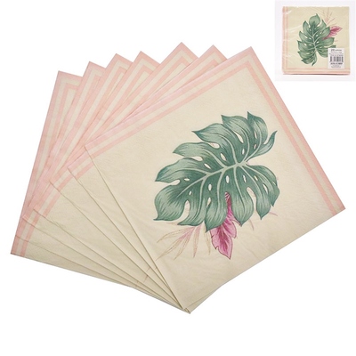 Vintage Tropical 2 Ply Lunch Napkins (Pk 20)