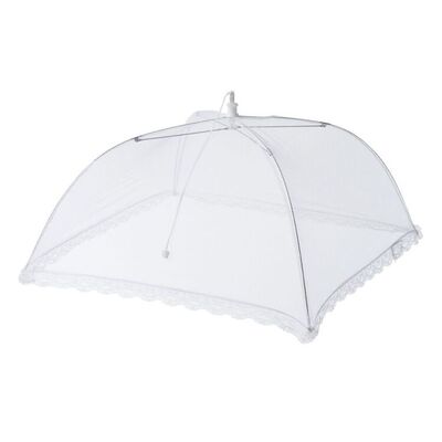 Assorted Colour Pop Up Netted Food Cover 44cm (Pk 1)