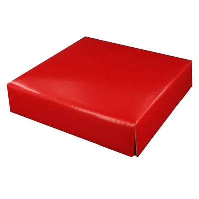 Mini Box Lid 13.6cm x 13.6cm Red Pk1 