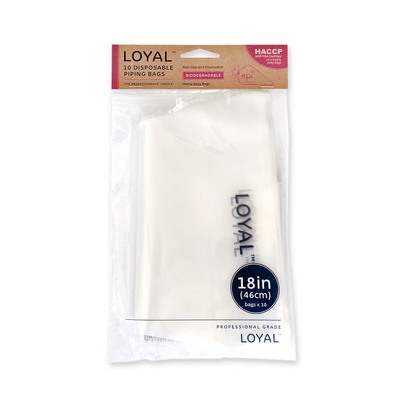 Loyal Clear Disposable Piping Bags 18in 46cm (Pk 10)