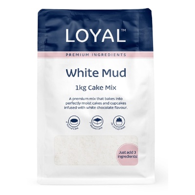 Loyal Professional White Mud Cake Mix 1kg