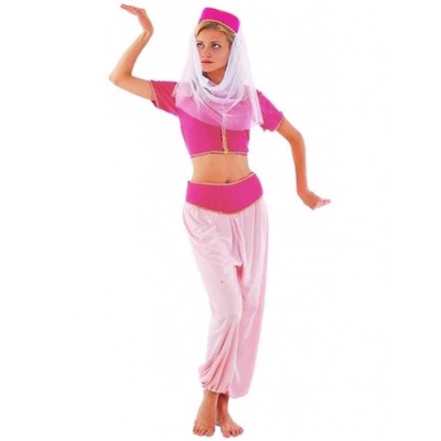 Adult Pink Arabian Princess Costume (Medium, 12-14)