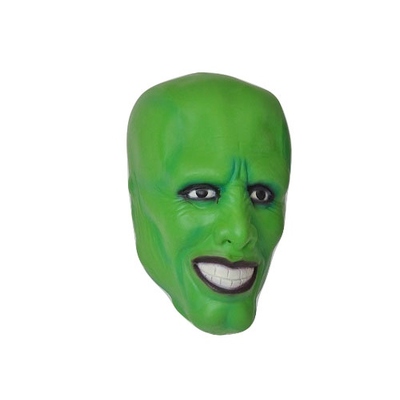 Latex Full Head Green Jim Carrey Mask 