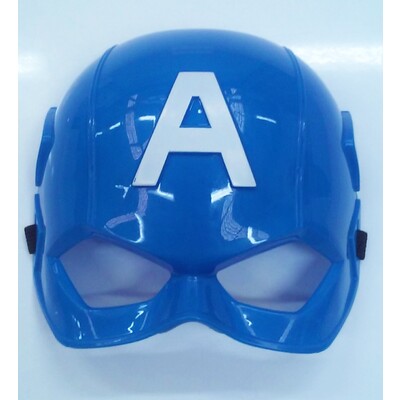 Hero Letter A Blue Plastic Mask Pk 1 