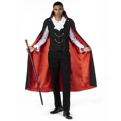Adult Cool Vampire Dracula Halloween Costume Mens Medium
