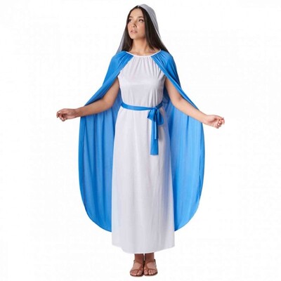 Adult Christmas Nativity Mary Costume Womens Size S