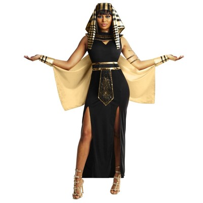 Adult Pharaoh Queen Costume Womens X Large Size 20-22