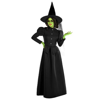 Adult Wicked Witch West Halloween Costume Med Size 12-14