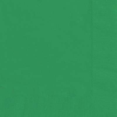 Emerald Green Paper 2 Ply Cocktail Napkins (Pk 20)