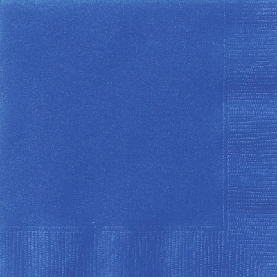 Royal Blue Paper Lunch Napkins 2Ply (Pk 20)