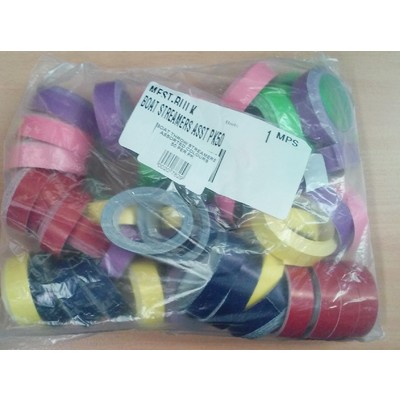 Boat Streamers (Assorted Colours) Pk 50