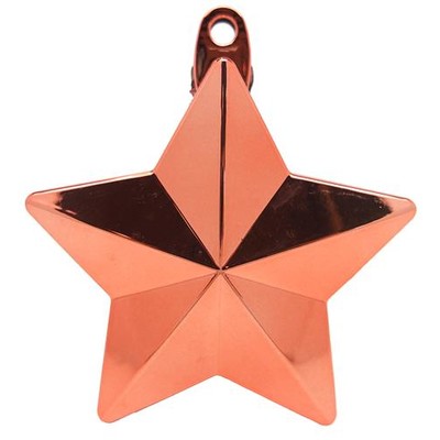 Rose Gold Star Balloon Weight Pk 1