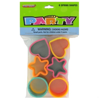 Party Favours - Spring Shapes Pk 6 